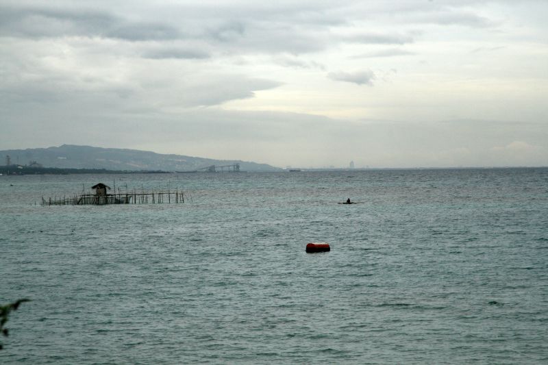 San Fernando Hafen Blick Richtung Cebu city