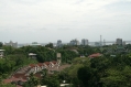 Cebu China Taoist Tempel Blick auf Cebu city