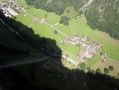 View from  Gimmelwald to Lauterbrunnen valley