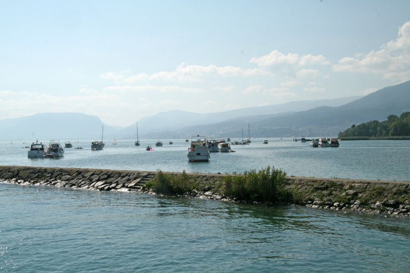 Zihl water channel lake Neuchatel