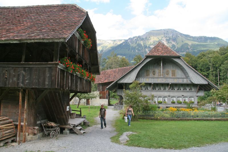 Ballenberg houses of Bernese region