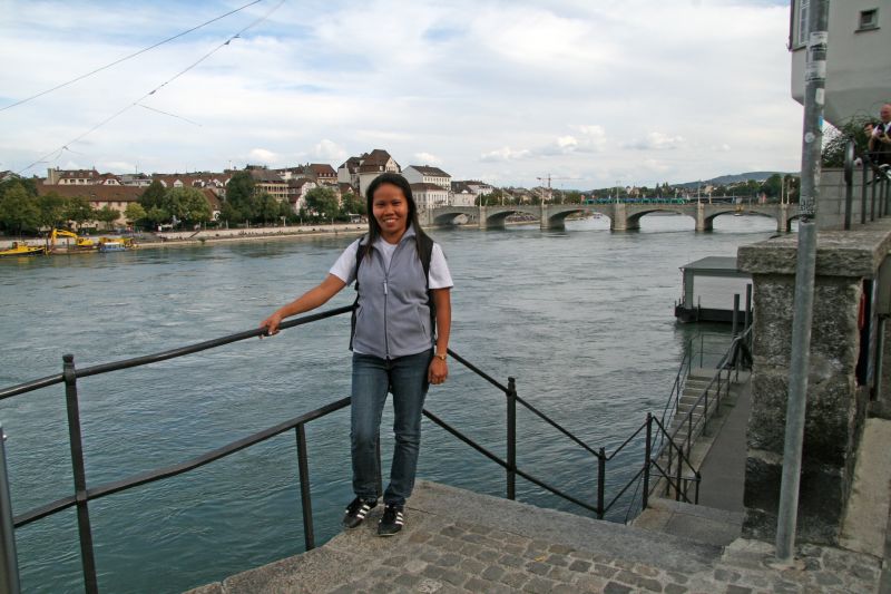 Basel Rhein river