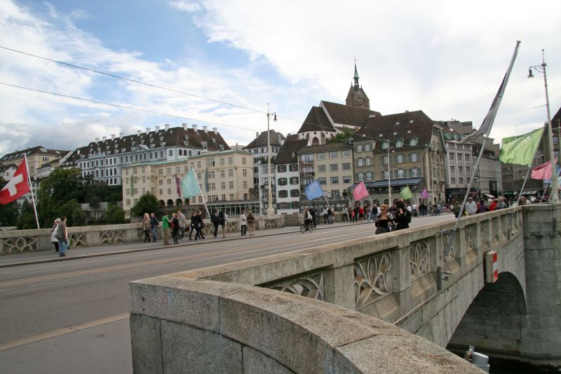 Basel Rhein river