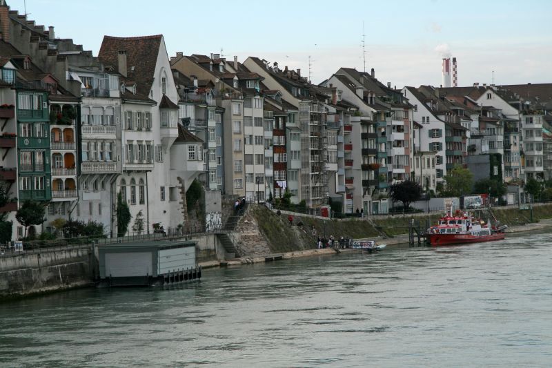 Basel Rhein river