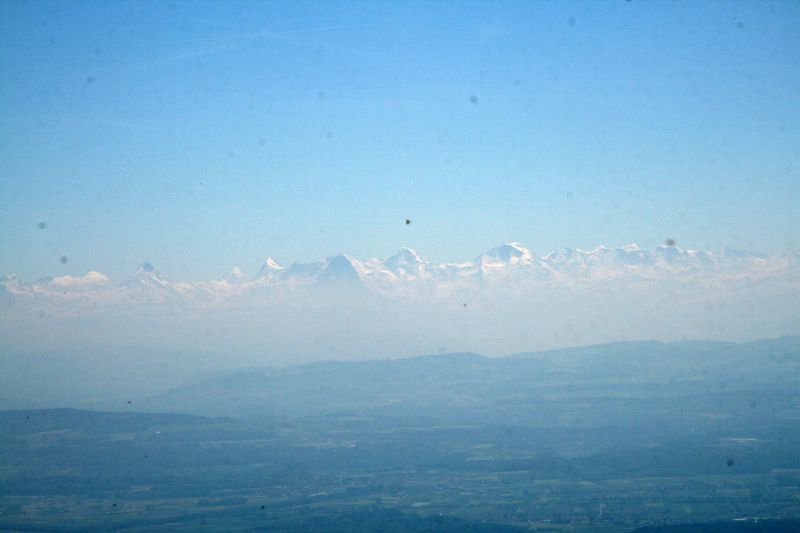 Chasseral view direction Swiss alps