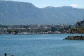 Lake Geneva in background Savoy Alps