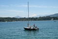 Lake Geneva in background Valais Alps