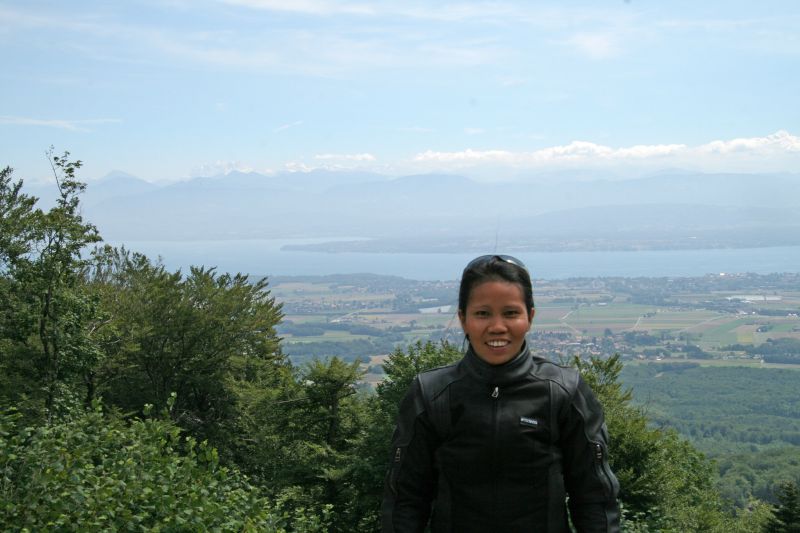 St. Cerque view direction lake Geneva