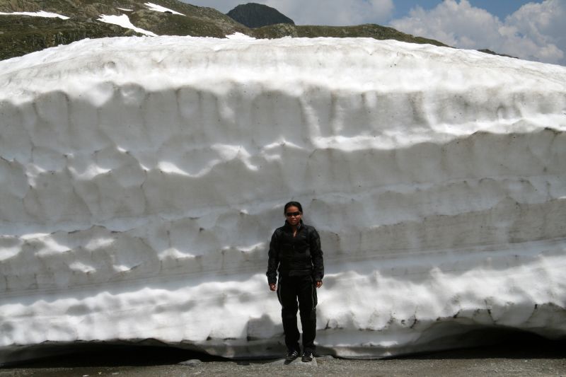 Nufenenpass 8130 ft. snow in July