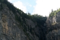 Stechelberg view direction Gimmelwald hanging bridge