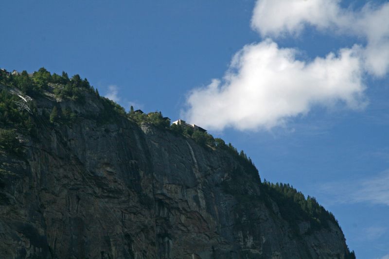 Stechelberg Blick Richtung Mrren