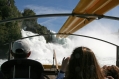 Rhein falls on the boat