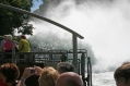 Rhein falls on the boat