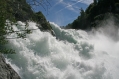 Rhein falls on the rock