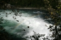 Rhein falls on the rock