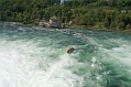 Rhein falls on the rock