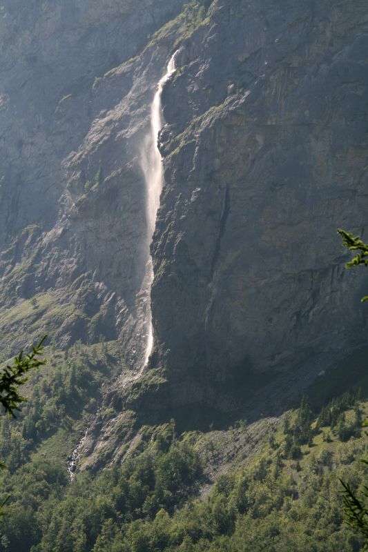 View to Lauterbrunnen valley