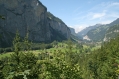 View to Lauterbrunnen valley