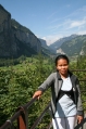 View to Lauterbrunnen valley