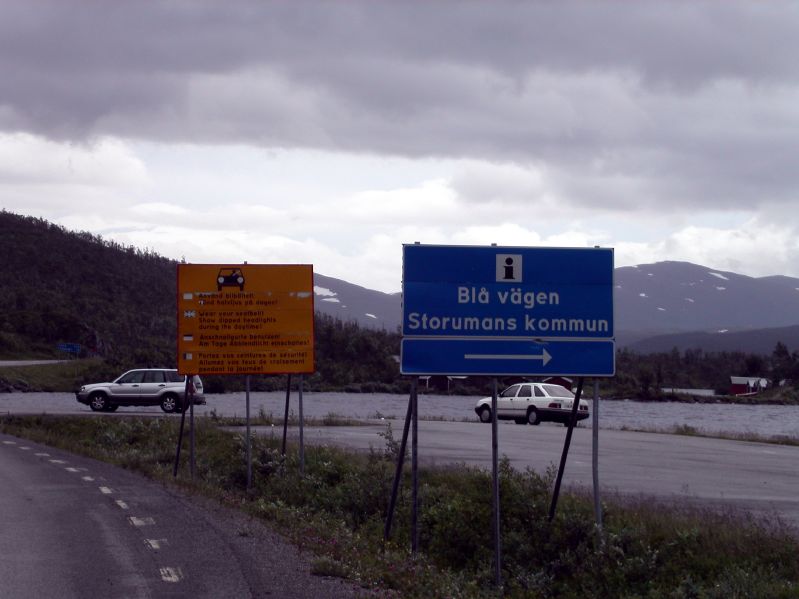 On the Norwegian border.