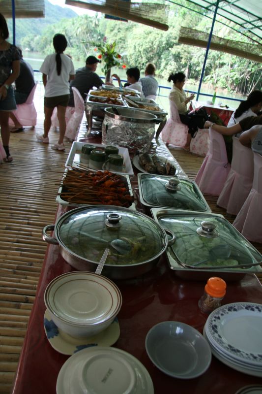 Eating on the boat