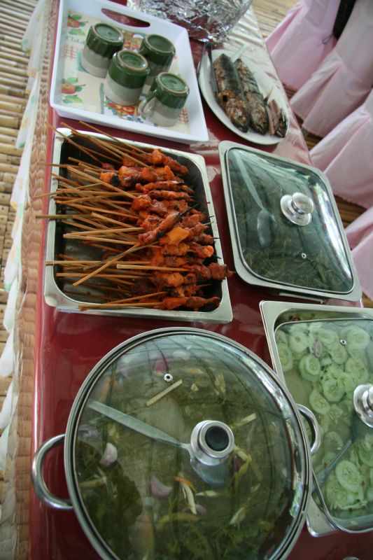 Eating on the boat