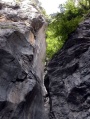 Aareschlucht steile Felswände