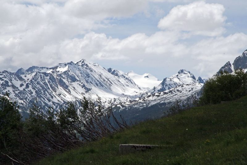 Gotthardpass view direction Nufenen