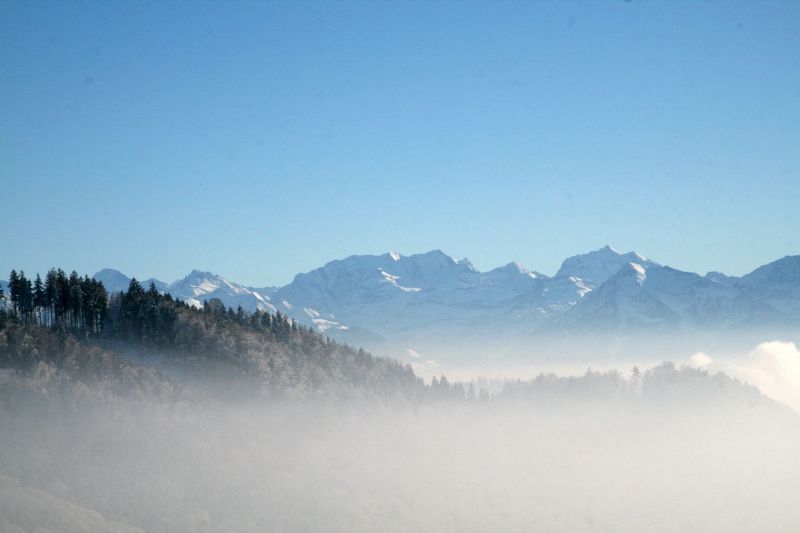 View direction Bernese Oberland