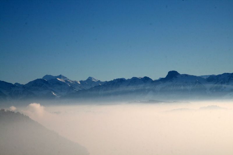 View direction Bernese Oberland